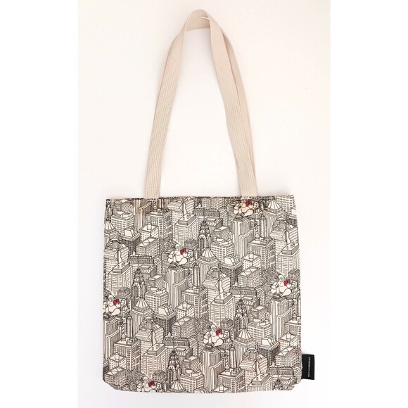 STRAND Bookstore NYC Canvas Tote Bag King Kong Graphic 13x13 Made in USA Unisex - Picture 4 of 9